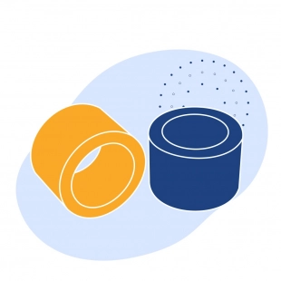 Втулка бронзовая 45 мм БРАЖМЦ