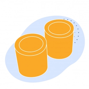 Капролоновая втулка 580х1400 мм белая ПА 6