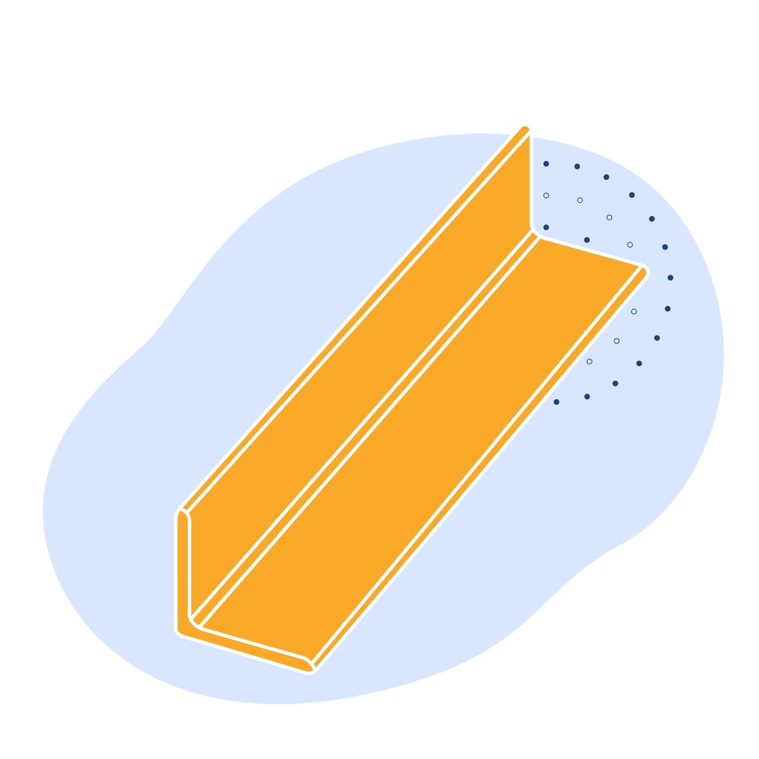 Анодированный уголок 100х40 мм АМг6