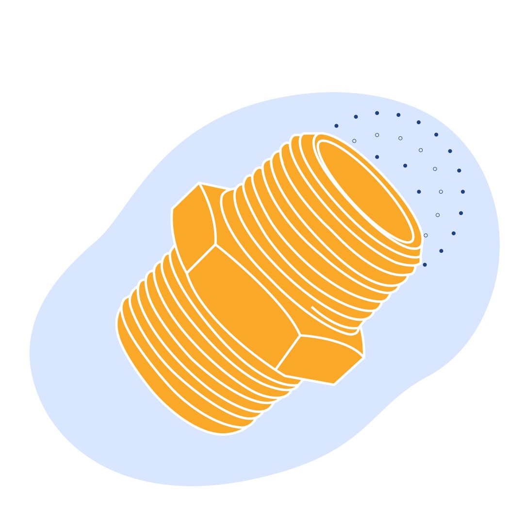 Ниппель оцинкованный ДУ 40 мм ст25