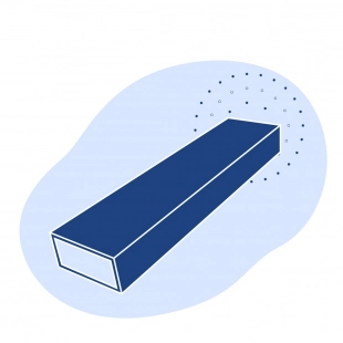 Труба стальная профильная прямоугольная 35х15х2.5 мм 09Г2С ГОСТ 32931-2015